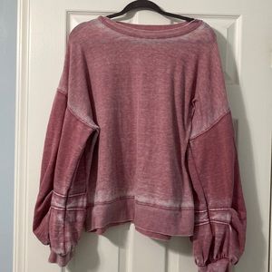 COMO Vintage, Women’s Oversized Long Sleeve Top, Size XL